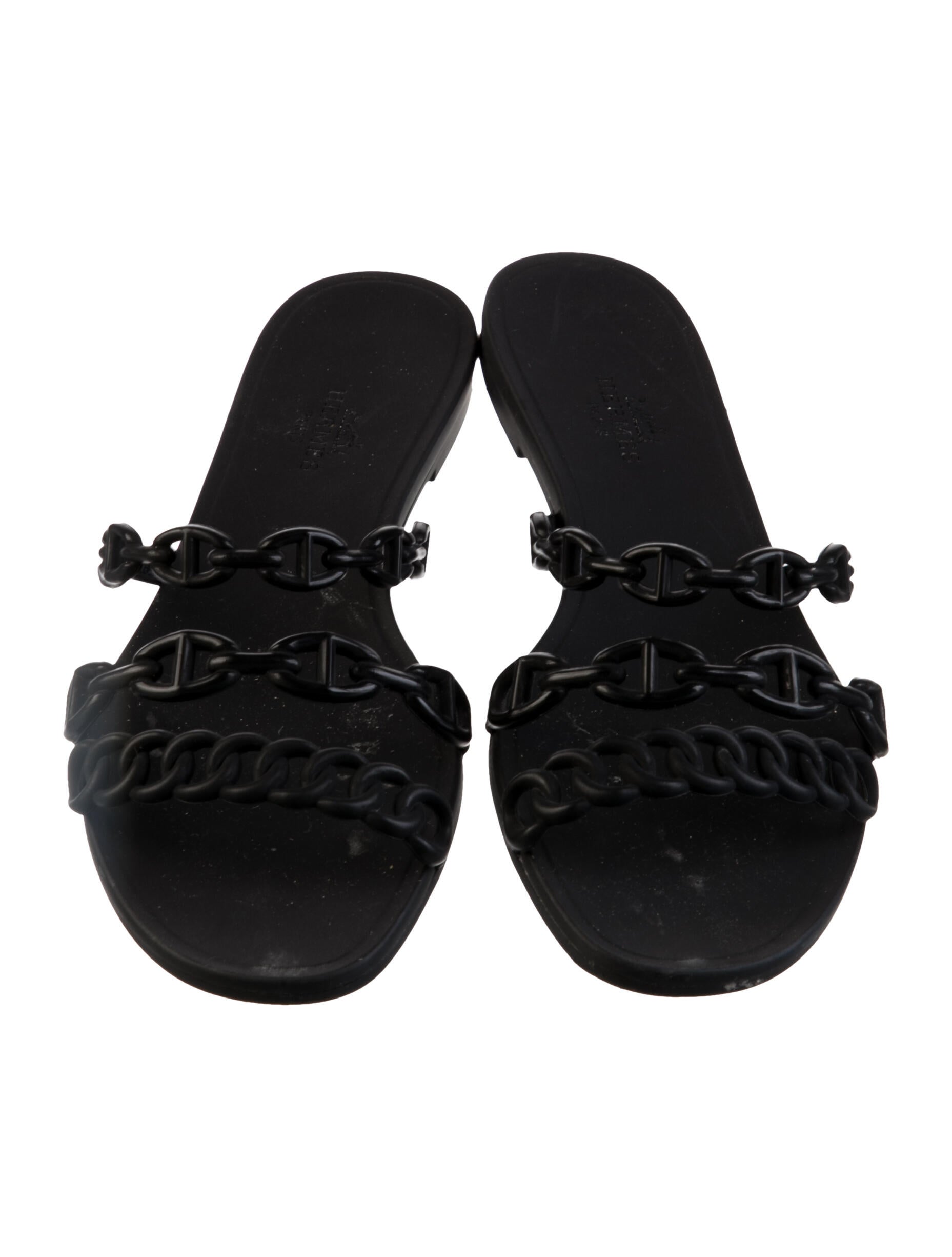 Hermès Rivage Chaîne d'Ancre Insignia Slides